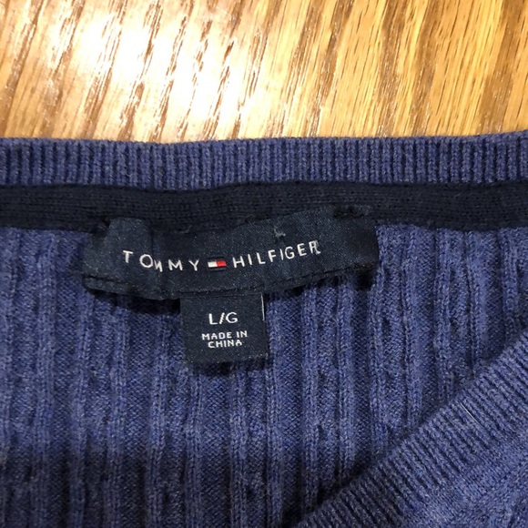 Navy Blue Cable Knit - Picture 3 of 4